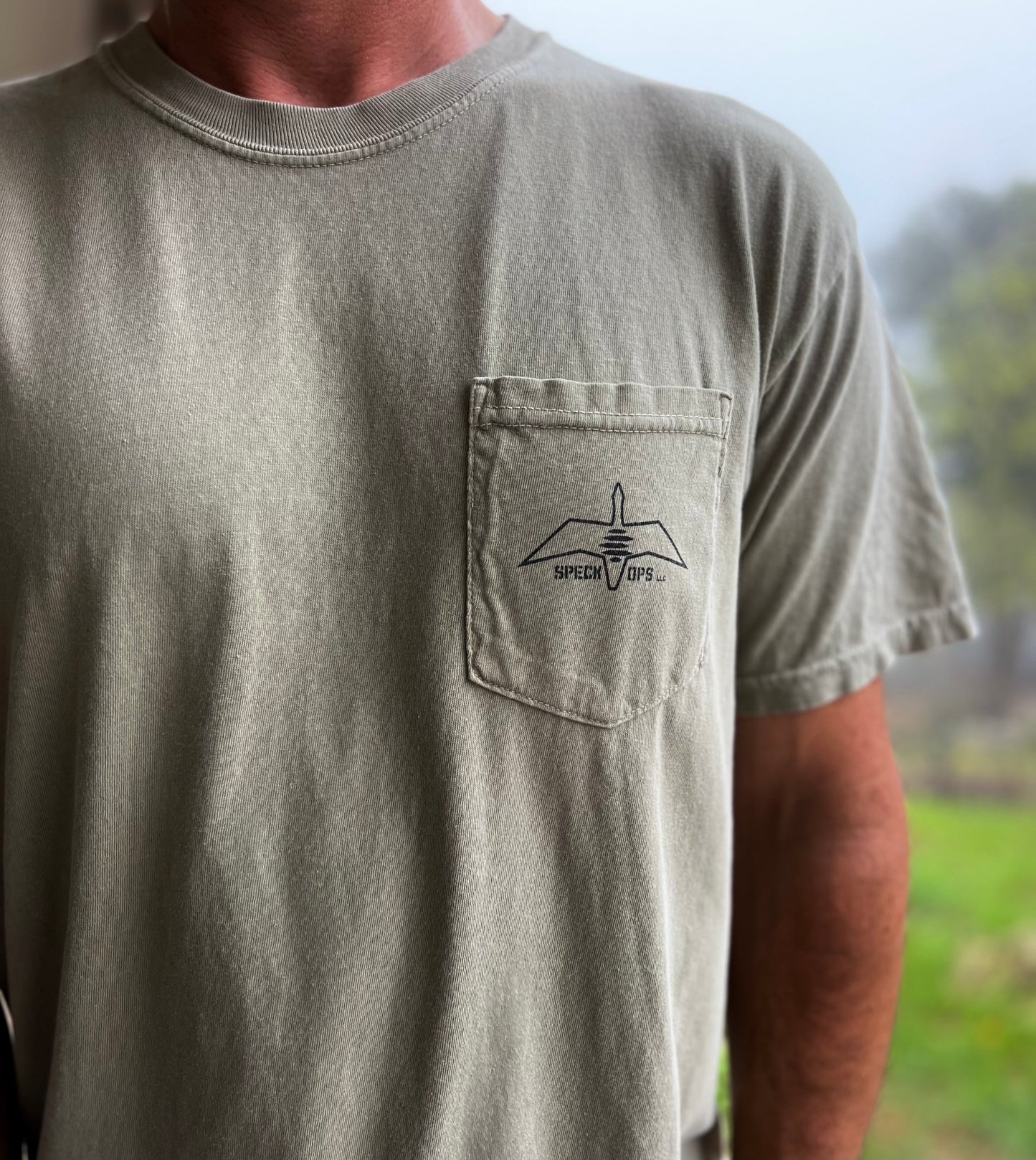 'Doggles' Comfort Colors Pocket Tee